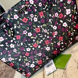 Kate Spade Laurel Way Boho Floral Medium Dally Tote Bag Like New
